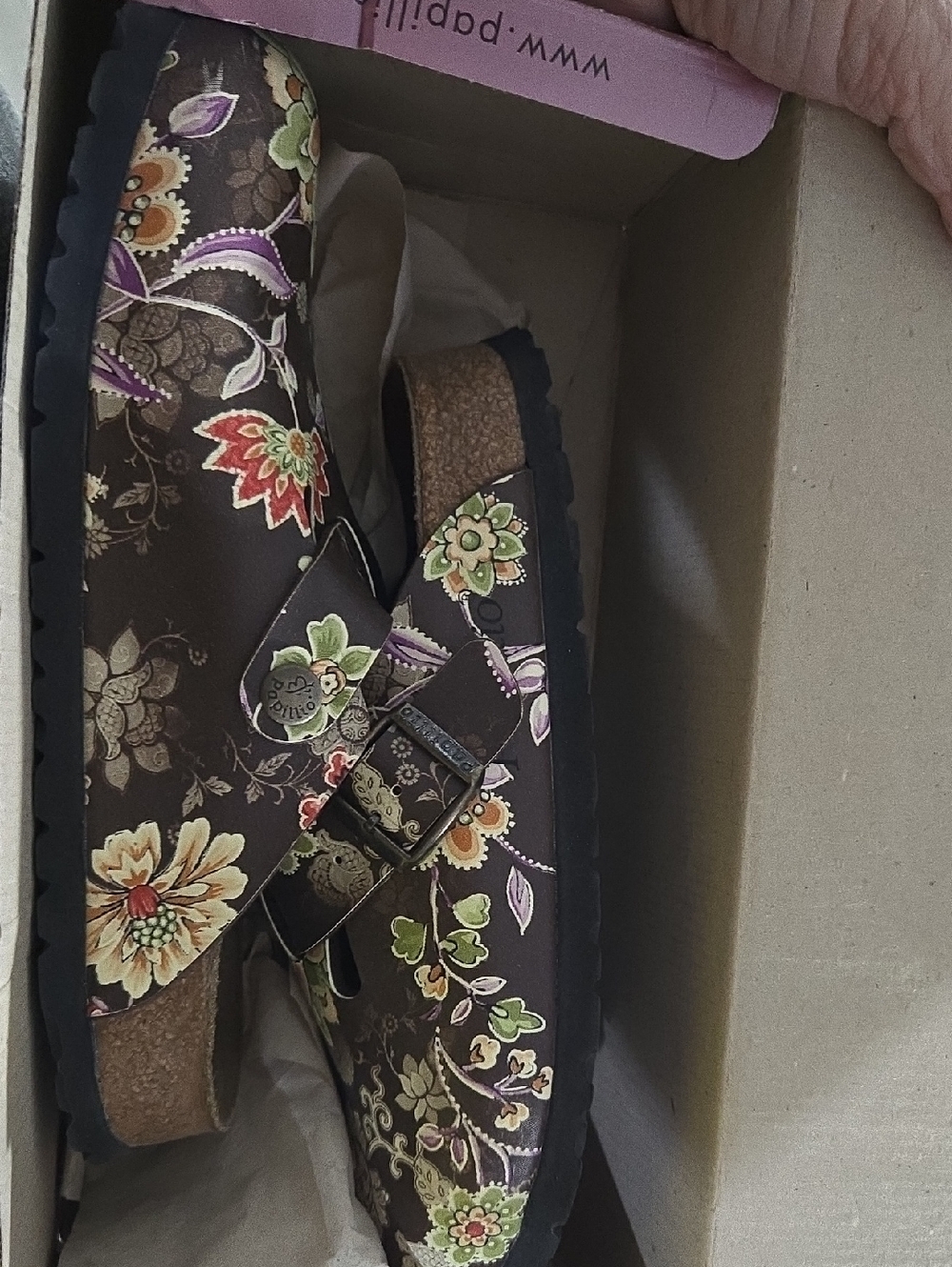 Papillio Boston Floral, Birko-Flor Indian Garden, Womens 6